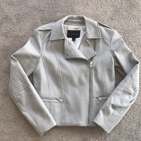 Banana Republic Jackets & Blazers - Light gray Moto Jacket